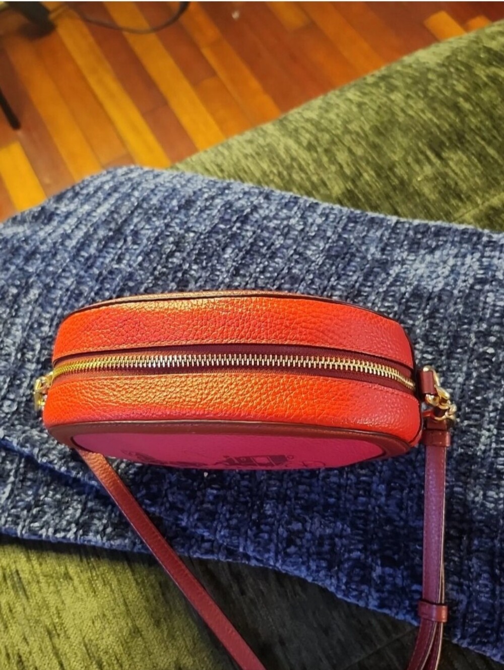 COACH Camera Bag Colorblock Leather Crossbody Bag - Picture 3 of 13